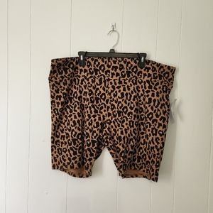 Wild fable leopard bike shorts